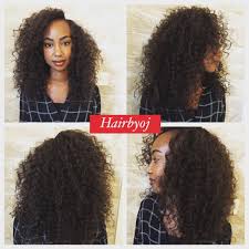 The answer to your problem? Chest Length Curly Crochet Braids With Side Parting Hairbyoj