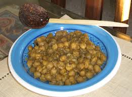 guyanese curried peas channa