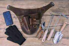 Personalized Leather Garden Tool Belt