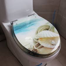 Blue Dolphin Starfish Toilet Seat Cover