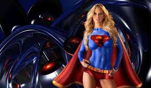 super hero body paint cosplay