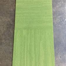 green carpet tile lime green