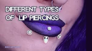 guide to diffe types of lip piercings