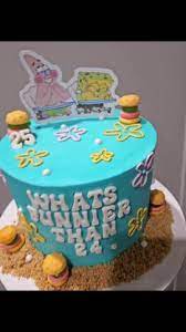 41 Spongebob Squarepants 25 Birthday Cake Pics Aesthetic gambar png
