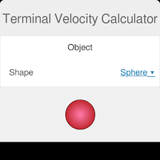 Terminal Velocity Calculator
