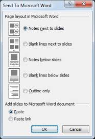 Edit Or Print Powerpoint Handouts In Word Powerpoint