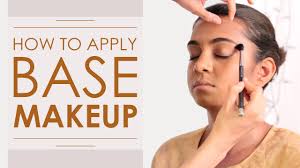 apply makeup base