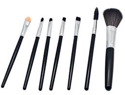 professional makeup brushes set black
