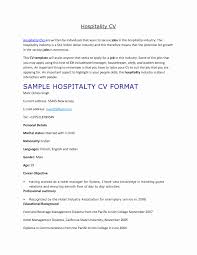 Resume Samples For Hospitality Industry Rome Fontanacountryinn Com