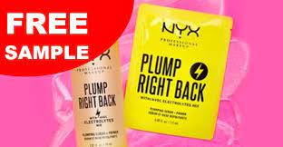 free nyx plump right back primer