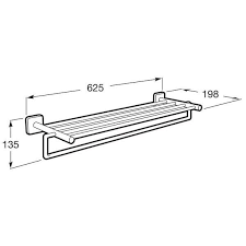 Roca Victoria 625 X 198mm Towel Rack