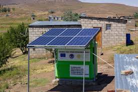 the solar kiosks powering lesotho s