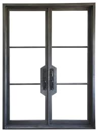 96 x72 wrought iron entry door with