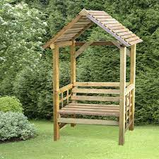 Wooden Arbour Seat Garden Arbour Bench