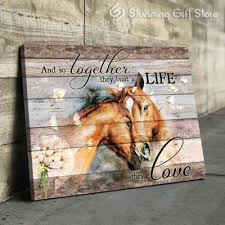 Amazing Horse Poster Canvas And So