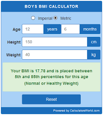 boys bmi calculator calculatorsworld com