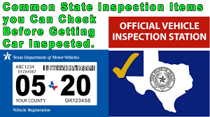 common texas state inspection items you