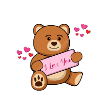 i love taddy bear i love you teddy