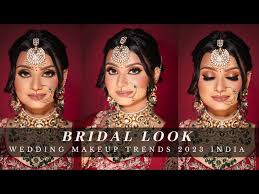 latest bridal look wedding makeup