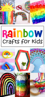 50 rainbow crafts for kids made with