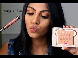 autumn makeup tutorial using too faced