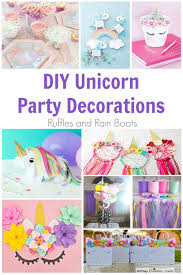 5 out of 5 stars. Diy Unicorn Party Decorations You Can Make Yourself