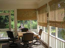 outdoor blinds for screen porch