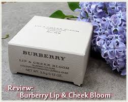 review burberry lip cheek bloom