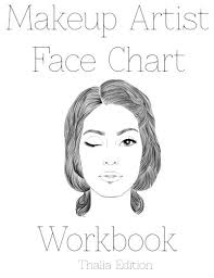 makeup artist face chart workbook