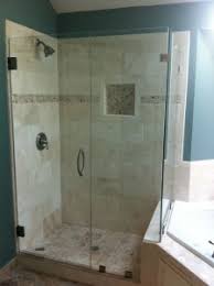 heavy glass frameless shower door