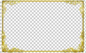 gold frame png clipart area border