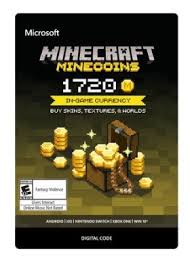 Xbox Minecraft 1720 Minecoins eGift Card | GiftCardMall.com
