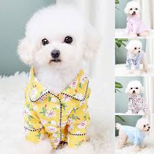 small dog pajamas soft cotton pyjamas