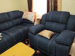 semi recliner sofa set five seater