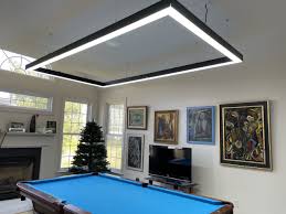 pool table lighting installation kb