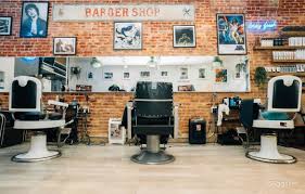 hip nyc retro barber salon