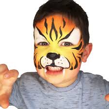 easy tiger face paint 3 step guide