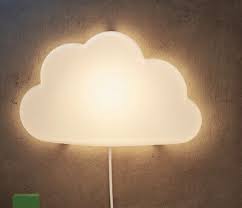 Ikea Upplyst Cloud Led White Wall Lamp
