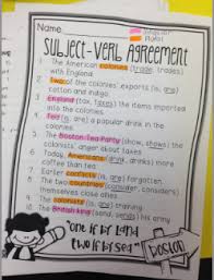 Life In First Grade Subject Verb Freebie