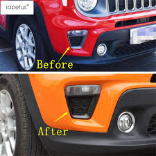 Sport, latitude, altitude, limited and trailhawk. Lapetus Accessories Fit For Jeep Renegade 2019 2020 Abs Front Signal Turn Lamp Turning Lights Molding Cover Kit Trim 2 Pcs Set Chromium Styling Aliexpress