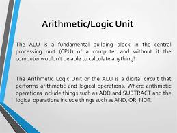 An alu performs three kinds of operations, i.e. Bus Modular Structure Of The Pc Von Neumann Architecture Online Presentation