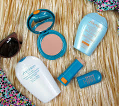 save face with shiseido suncare a