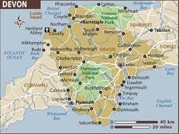 Map Of Devon