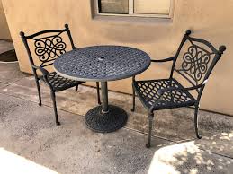 Wrought Iron Style Patio Table