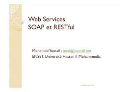 support web services soap et restful mr