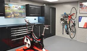 triathlon garage fit out leisure room