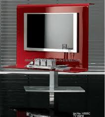 Red Bent Glass Plasma Tv Stand V501c