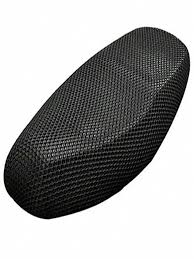 1pc Black 3d Breathable Mesh Motorcycle