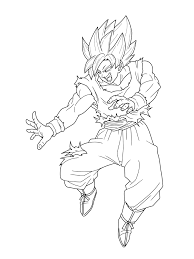 Simple dragon ball z coloring page to download for free : Dragon Ball Z Coloring Pages Free Printable Coloring Pages For Kids