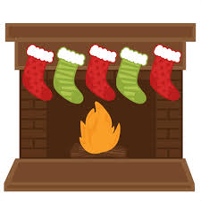 Fireplace Stockings Svg